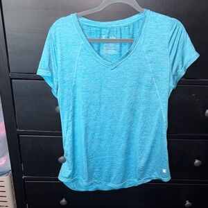 Xersion Women's Short Sleeve Blue Tee